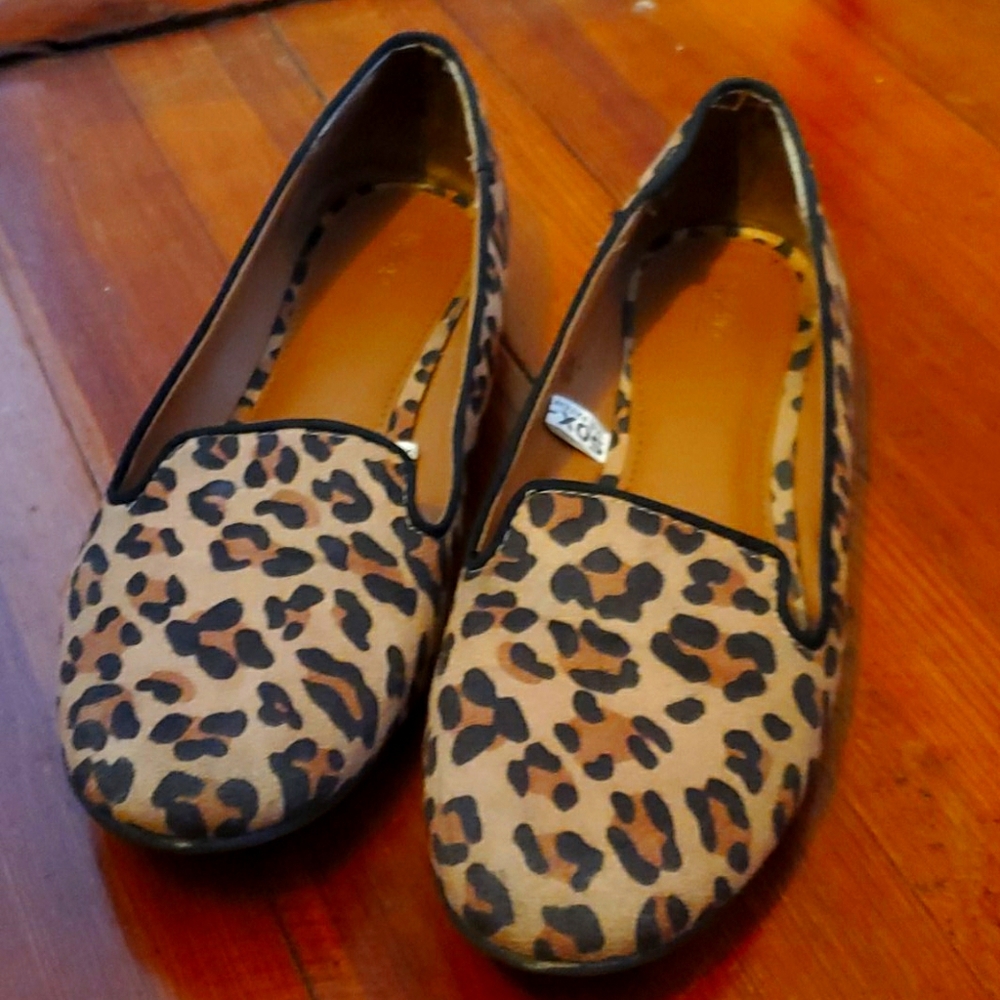 Cheetah print flats
